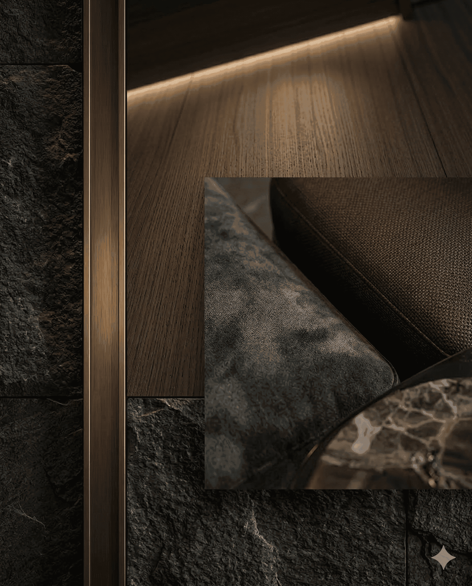 Material depth